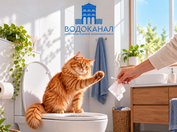 Напоминание: ватные палочки и диски нельзя в канализацию! 