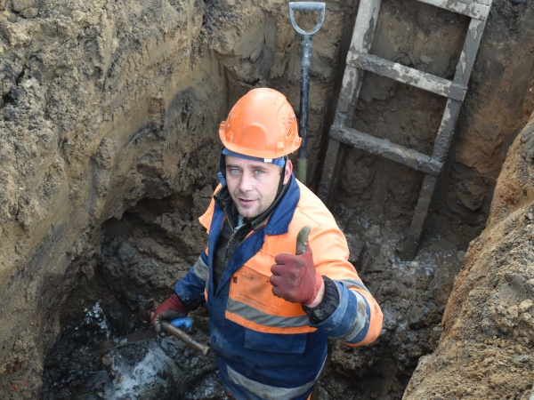 Показываем устранение утечки в Черняховске