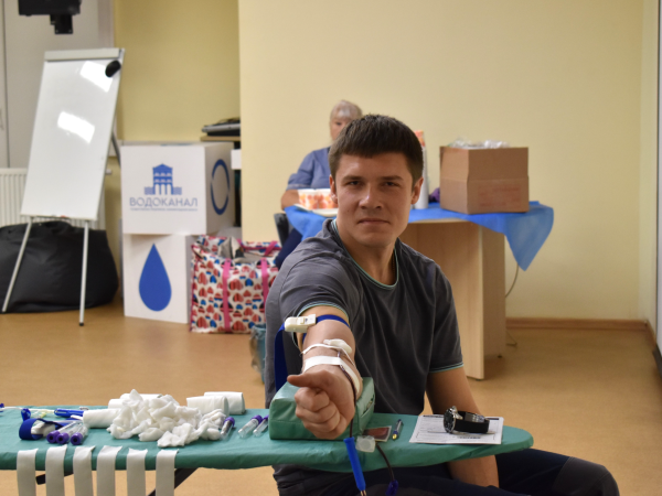 Сотрудники областного «Водоканала» приняли участие в выездном "Дне донора"!