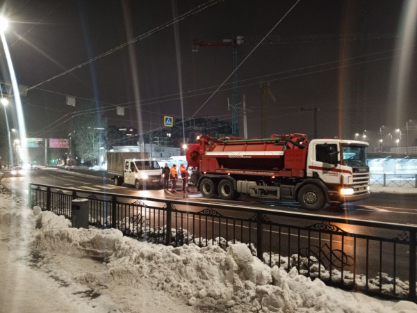 Засор на улице Орудийной, 38 в Калининграде устранен!