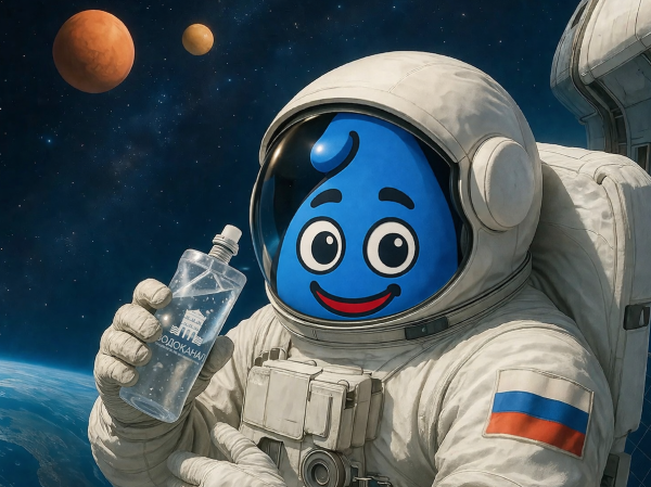 В День космонавтики рассказываем, как космонавты пьют воду на борту МКС!