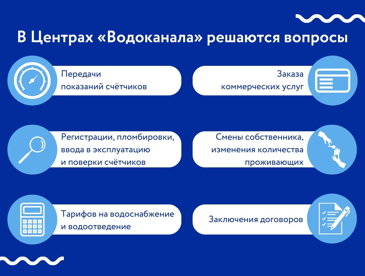 Итоги деятельности Центров «Водоканала»