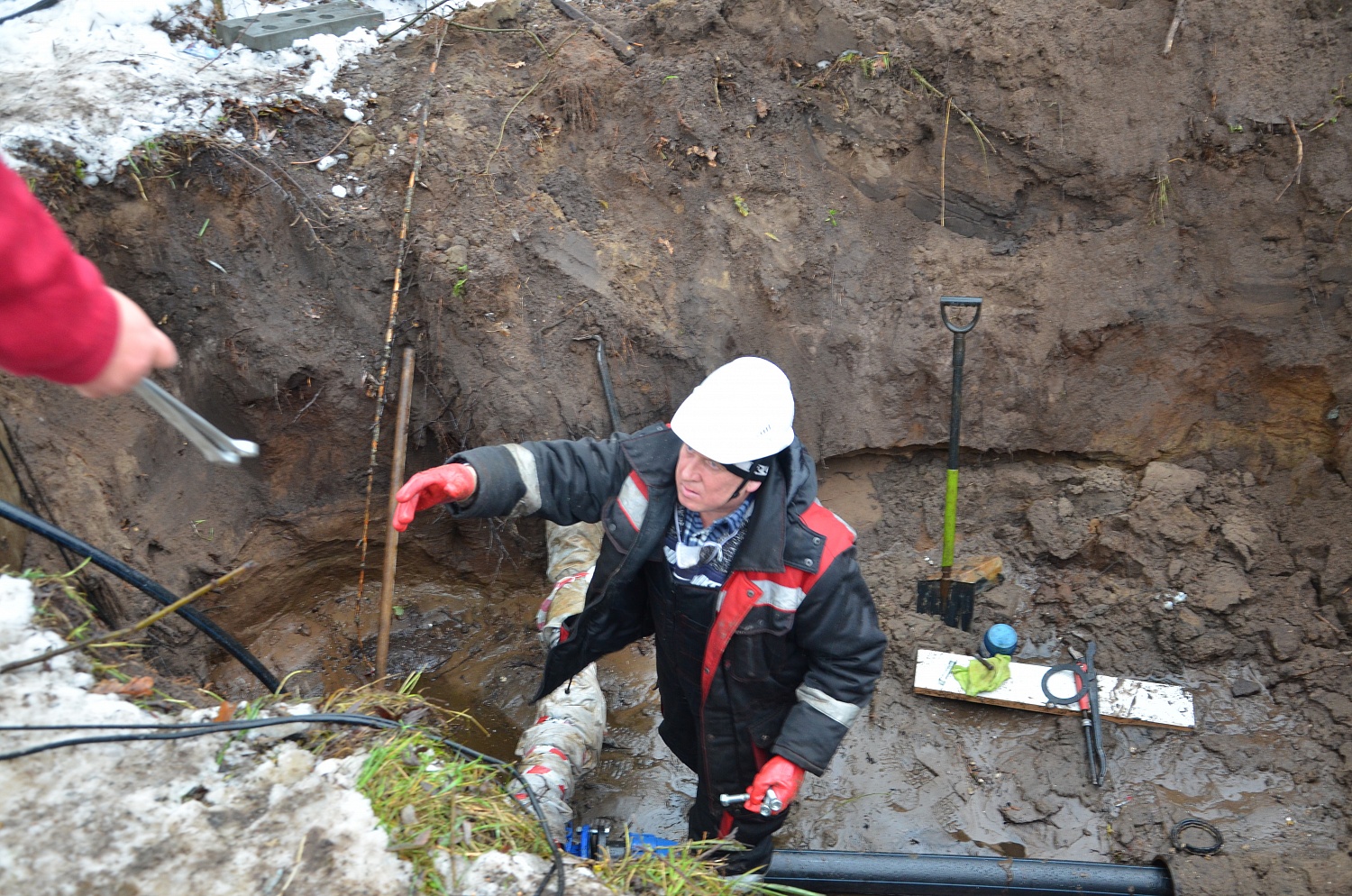 В Ладушкине заменили 70 метров трубопровода 