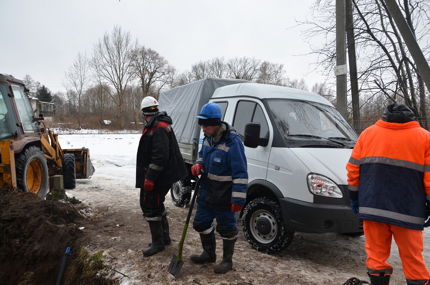 В Ладушкине заменили 70 метров трубопровода 