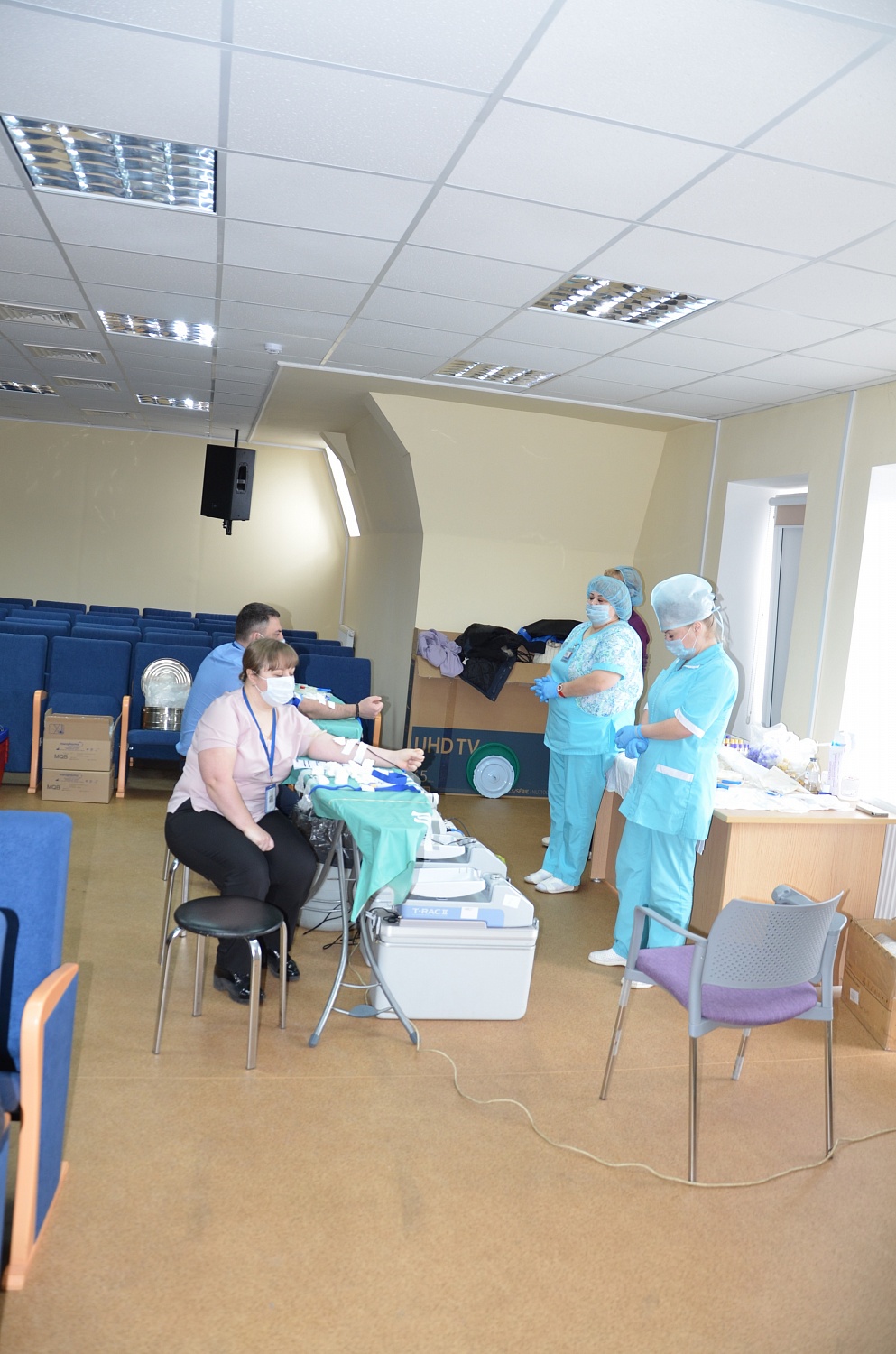 Без отрыва от работы: сотрудники «Водоканала» стали донорами