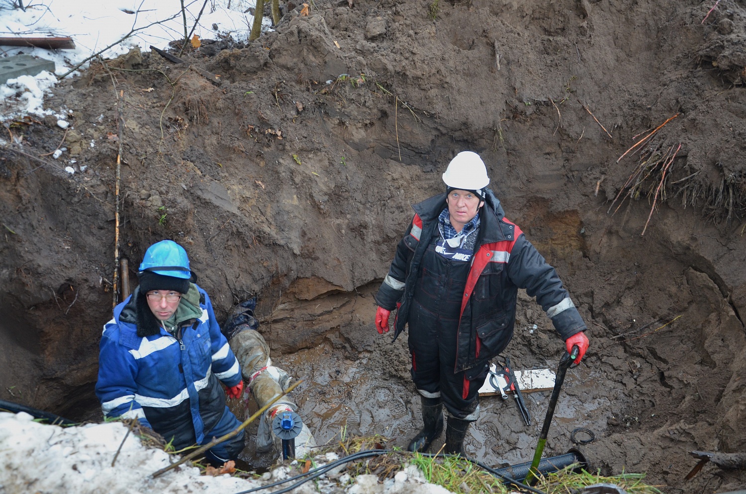 В Ладушкине заменили 70 метров трубопровода 
